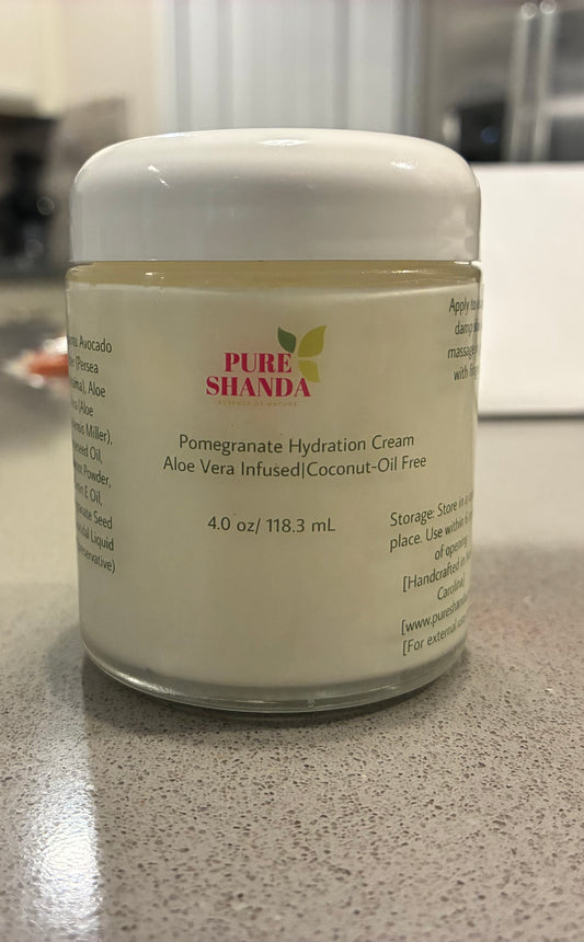 Pomegranate Hydration Cream (Coconut-Free Formula)